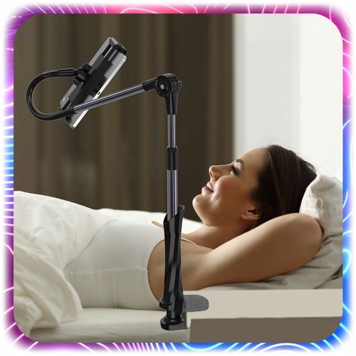 STOJAK NA TELEFON TABLET BIURKOWY Uchwyt Statyw do 13" PRZYKRĘCANY do Stołu na Arena.pl