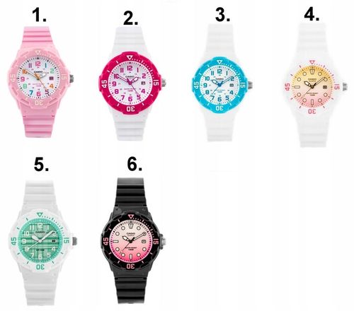 Zegarek CASIO dla dziewczynki PREZENT DZIECIĘCY +BOX +TOREBKA +GRAWER na Arena.pl