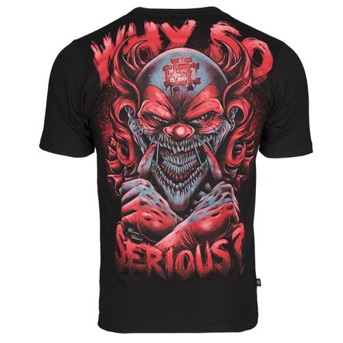 T-shirt WHY SO SERIOUS? CZARNY M na Arena.pl