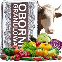 OBORNIK BYDLĘCY GRANULOWANY NATURALNY ORGANICZNY NAWÓZ WIOSENNY ROŚLIN 20KG