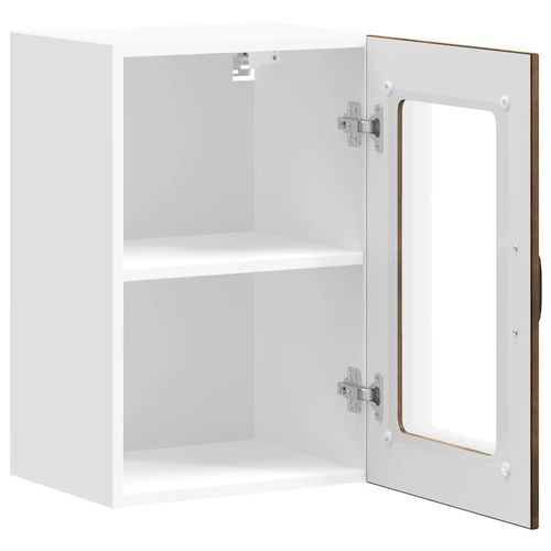 Szafka ścienna kuchenna ze szklanymi drzwiami Lucca Dąb wędzony na Arena.pl