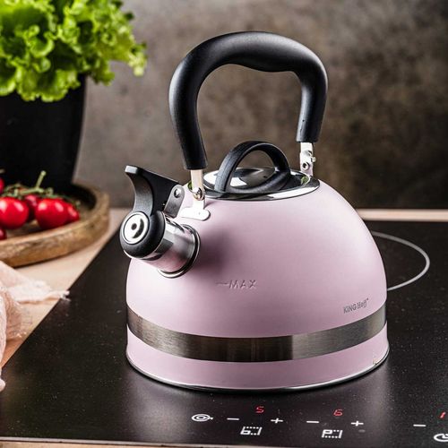 czajnik 1,8l z gwizdkiem kinghoff kh-1856 różowy na Arena.pl