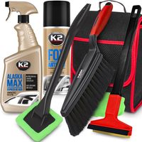 Szczotka Do Śniegu Skrobaczka 580L Odmrażacz Anty Para Myjka Do Szyb Torba