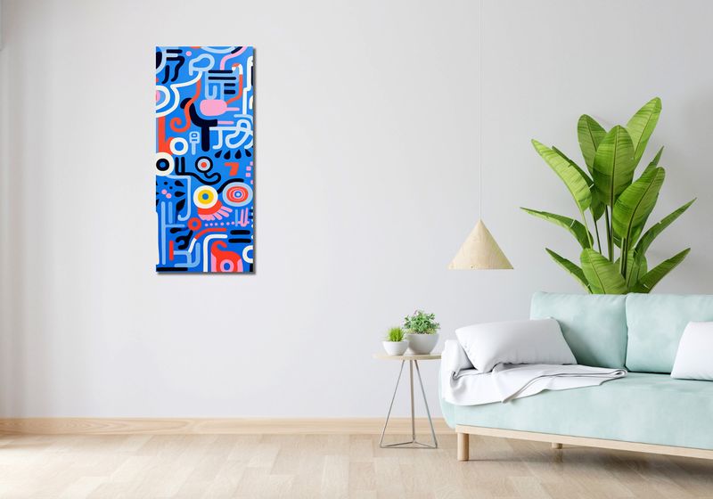 Obraz 40x100cm Rytmiczne Echo zdjęcie 2