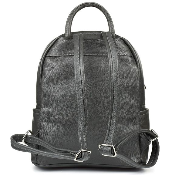 Skórzany plecak A4 duży pojemny do szkoły Włoski kremowy P16 zdjęcie 4