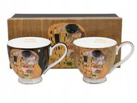 Zestaw kubków porcelanowych 2 szt GUSTAV POCAŁUNEK Queen Isabell 500ml