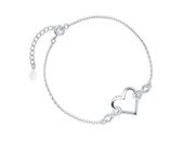 RODOWANA BRANSOLETKA SERCE NIESKOŃCZONOŚĆ INFINIT