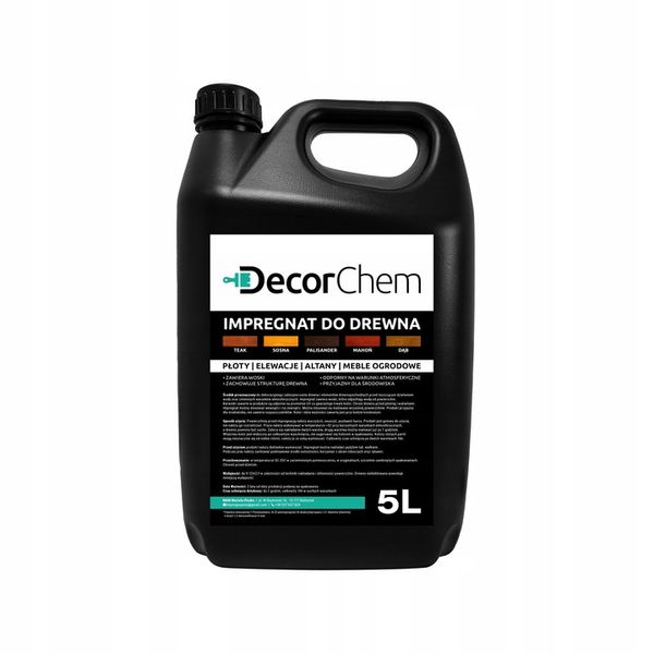 IMPREGNAT farba do drewna palisander 5l DecorChem zdjęcie 3