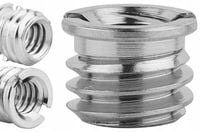 Nakrętka gwintowana redukcja adapter 3/8" na 1/4" miedziana 7,5 mm