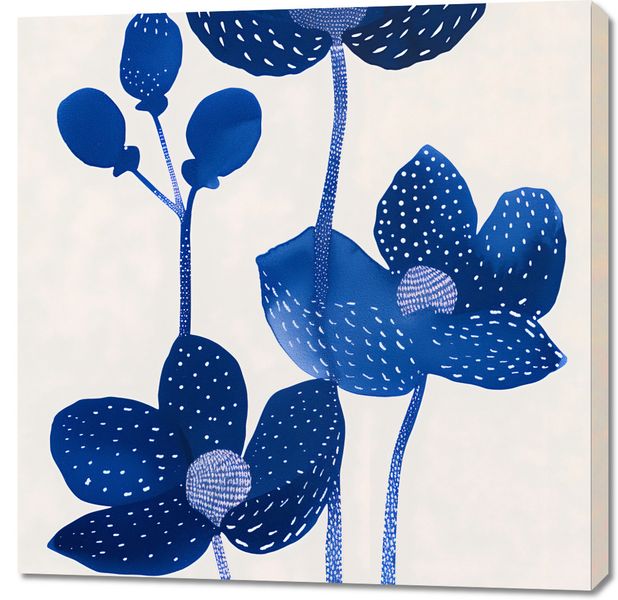 Obraz 90x90cm Nocne Kwiaty zdjęcie 1