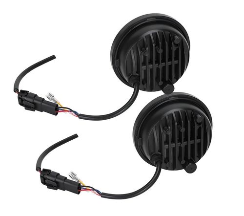 Lampy przednie 4.5" Full LED + DRL, kierunkowskazy, 2 szt na Arena.pl