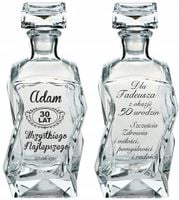 KARAFKA PREZENT Z IMIENIEM prezent na URODZINY