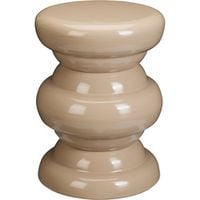 STOLIK KAWOWY METALOWY Ø 32 CM WYSOKOŚĆ 41,5 CM BEŻOWY