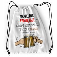 Plecak Dla Marceliny Sportowy Szkolny Worek Torba Z Nadrukiem Ze Zdjęciem