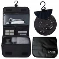 Organizer kosmetyczka składana podróżna damska męska wisząca czarna SEOL