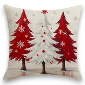 poszewka na poduszkę 45 x 45 cm motyw świąteczny boho pod243