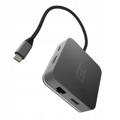 HUB USB-C ADAPTER USB 6W1 3x USB 3.0 USB C ETHERNET HDMI 4K DO MACBOOK PRO na Arena.pl