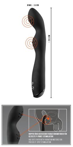 wibrator silikonowy rebel p spot 23,5 cm na Arena.pl