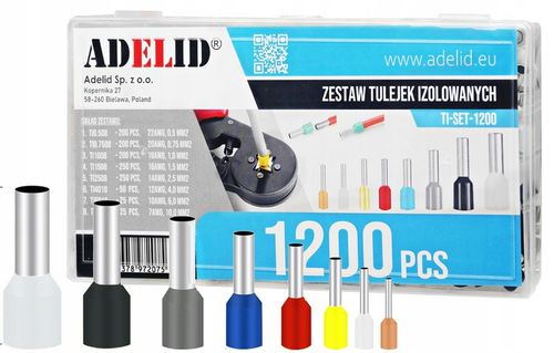 TULEJKI TULEJKA IZOLOWANA KABLOWA ZESTAW 1200 SZT na Arena.pl