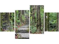 OBRAZ JAPOŃSKA ŚCIEŻKA PRZEZ LAS