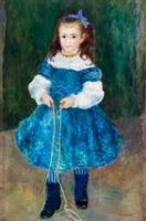 Girl with a Jump Rope, Pierre-Auguste Renoir - plakat 21x29,7 cm
