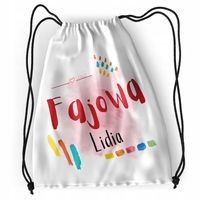 Plecak Dla Lidii Sportowy Szkolny Worek Torba Z Nadrukiem Ze Zdjęciem