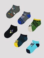 STOPKI BAWEŁNIANE CHŁOPIĘCE ST004 19-22 mix kolor/mix wzór