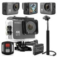Kamera Sportowa 4K UHD 30FPS Akcesoria WiFi Pilot Kij Bateria Wodoodporna