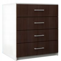 Komoda Do Salonu Na Ubrania 4 Szuflady Lana Orzech