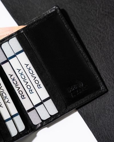 skórzane etui na karty tw-01-rvt black na Arena.pl