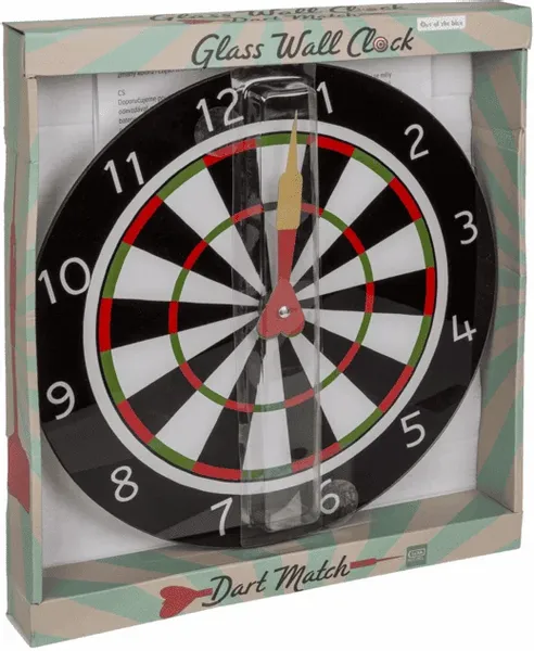 Zegar Ścienny w stylu Tablicy do Gry w Darta zdjęcie 6