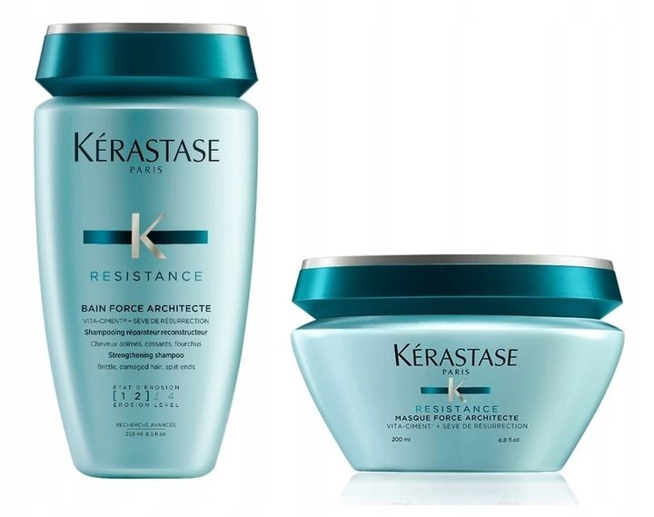 KERASTASE RESISTANCE ARCHITECTE ZESTAW SZAMPON + MASKA zdjęcie 1