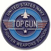 Zawieszka Wisiorek Pin Przypinka TOP GUN As Przestworzy Pilot Myśliwca Lot