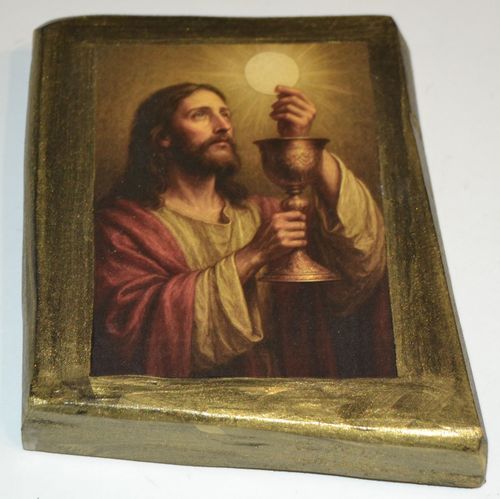 Ikona Jezus z Hostią mała na Arena.pl