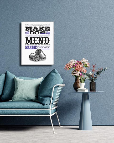 Asintended Make Do And Mend - Obraz na płótnie 3 zdjęcie 5