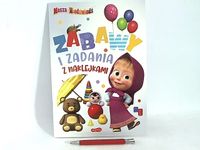 Zabawy i zadania z naklejk.Masza i Niedzw... 6931
