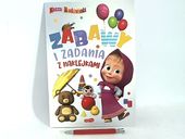 Zabawy i zadania z naklejk.Masza i Niedzw... 6931