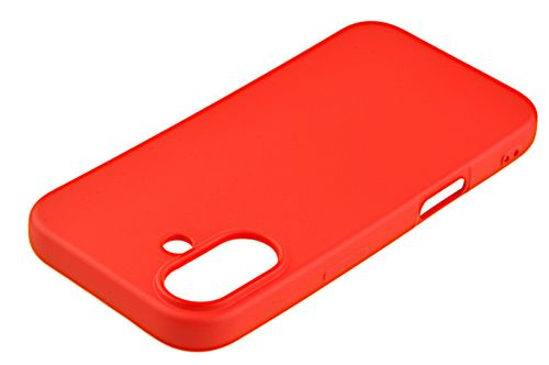 Etui silikonowe Tint do Apple iPhone 17 czerwony na Arena.pl