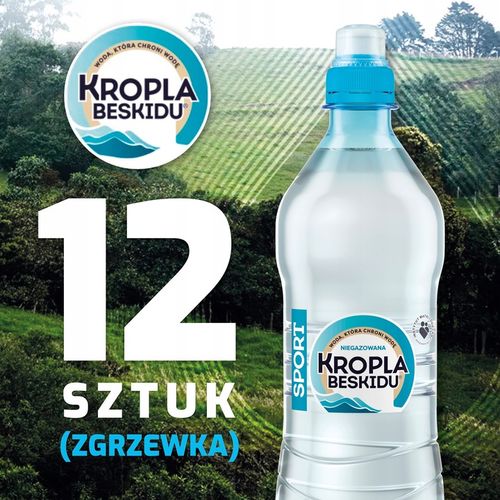 Woda Kropla Beskidu Sport niegazowana 12x750ml na Arena.pl