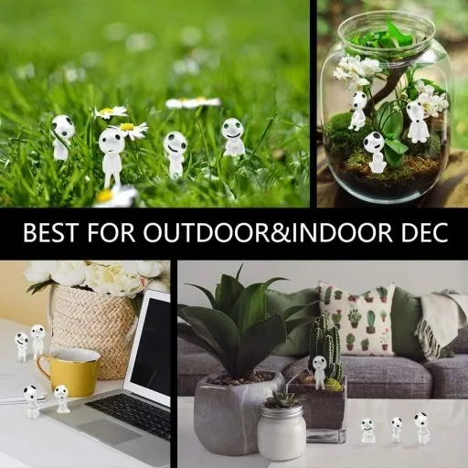 Świecące Figurki drzewnych elfów 10 szt dekoracja zdjęcie 4