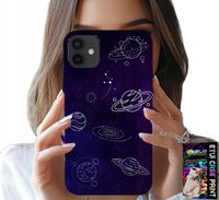 ETUI DO IPHONE 11 - KOSMOS PLANETY GWIAZDY GALAKTYKA WZORY