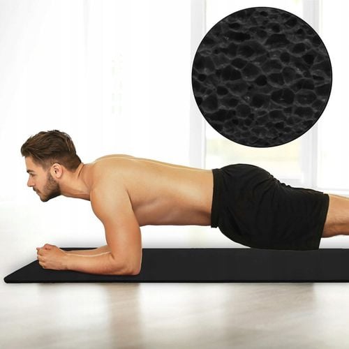 MATA DO JOGI GRUBA ANTYPOŚLIZGOWA DO ĆWICZEŃ PILATESU WYTRZYMAŁA YOGA 180cm na Arena.pl