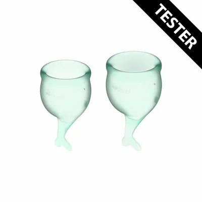 Feel Secure Menstrual Cup - Light green - Tester na Arena.pl