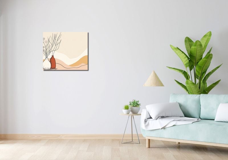 Obraz 60x50cm Stylowe Beże zdjęcie 2