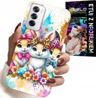ETUI DO OPPO RENO12 5G - KRÓLICZKI, ŚWIĄTECZNE, KRÓLIK, WIELKANOC