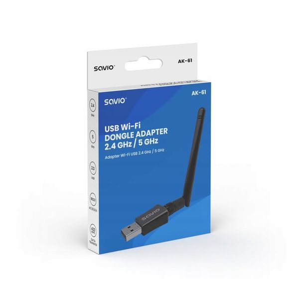 Karta sieciowa adapter Wi-Fi USB, 2.4 GHz / 5,, - Arena.pl