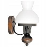 LAMPA ŚCIENNA RABALUX PETRONEL 7077 METAL DREWNO