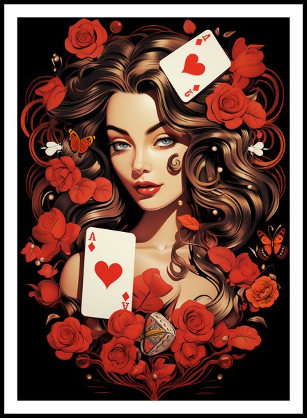 Plakat 64x90cm Różany Hazard zdjęcie 3