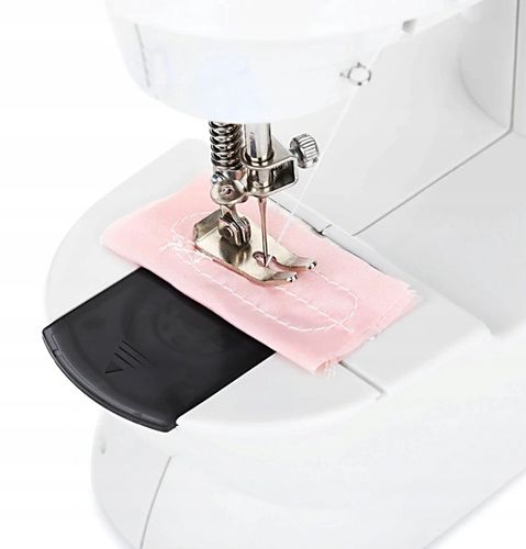 Mini maszyna do szycia dla dzieci nić igła akcesoria + stolik pedał na Arena.pl