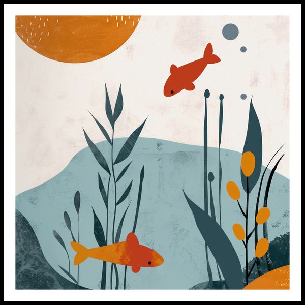 Plakat 70x70cm Podwodny Świat zdjęcie 3